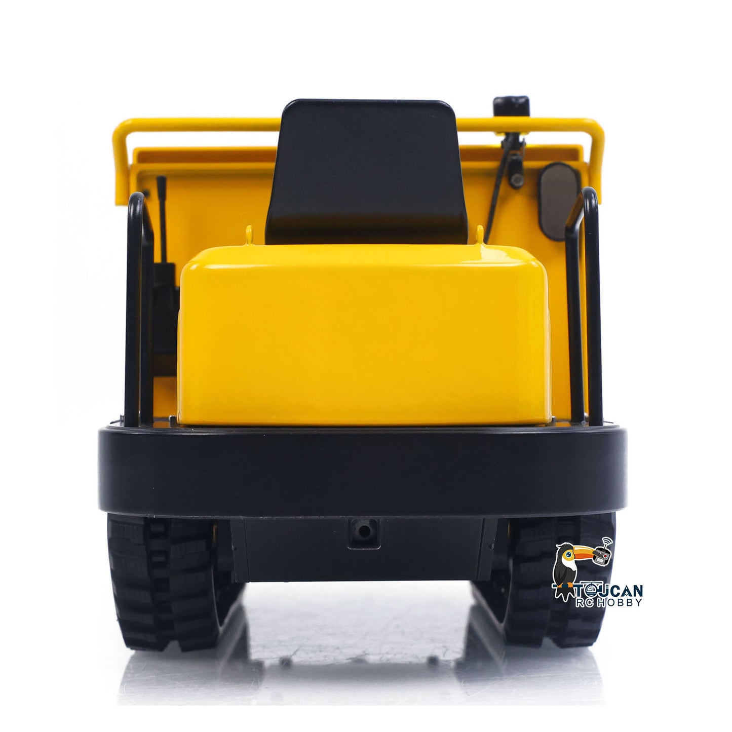 Toucanhobby C12R 1/14 Metal RC Hydraulic Tracked Dumper Truck Engineering Model FlySky I6S Remote Controller for Construction Hobbyists