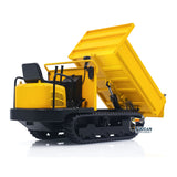 Toucanhobby C12R 1/14 Metal RC Hydraulic Tracked Dumper Truck Engineering Model FlySky I6S Remote Controller for Construction Hobbyists
