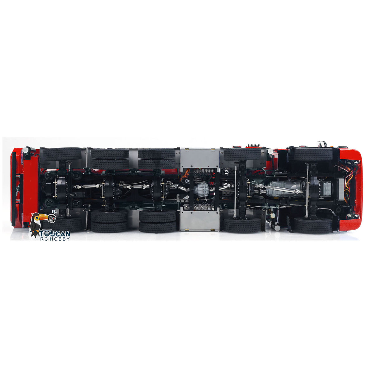 1/14 hydraulische Kran RC Kipper 770S 10x10 Fahrzeug Metall Volle Dump Lkw RTR Batterie