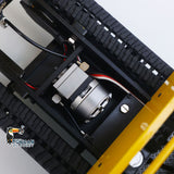Toucanhobby C12R 1/14 Metal RC Hydraulic Tracked Dumper Truck Engineering Model FlySky I6S Remote Controller for Construction Hobbyists
