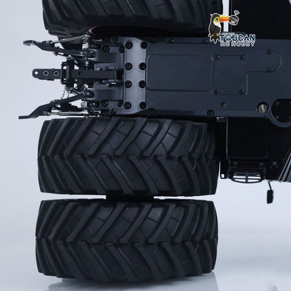 TOUCAN RC HOBBY LESU AOUE 1050 Metal 4x4 1/14 RC Tractor Truck Hydraulic Agricultural Vehicles K500 Seedbed Pre-sowing Soil Preparation Machine Frsky XE Lite