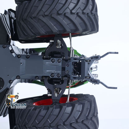 TOUCAN RC HOBBY LESU AOUE 1050 Metal 4x4 1/14 RC Tractor Truck Hydraulic Agricultural Vehicles K500 Seedbed Pre-sowing Soil Preparation Machine Frsky XE Lite