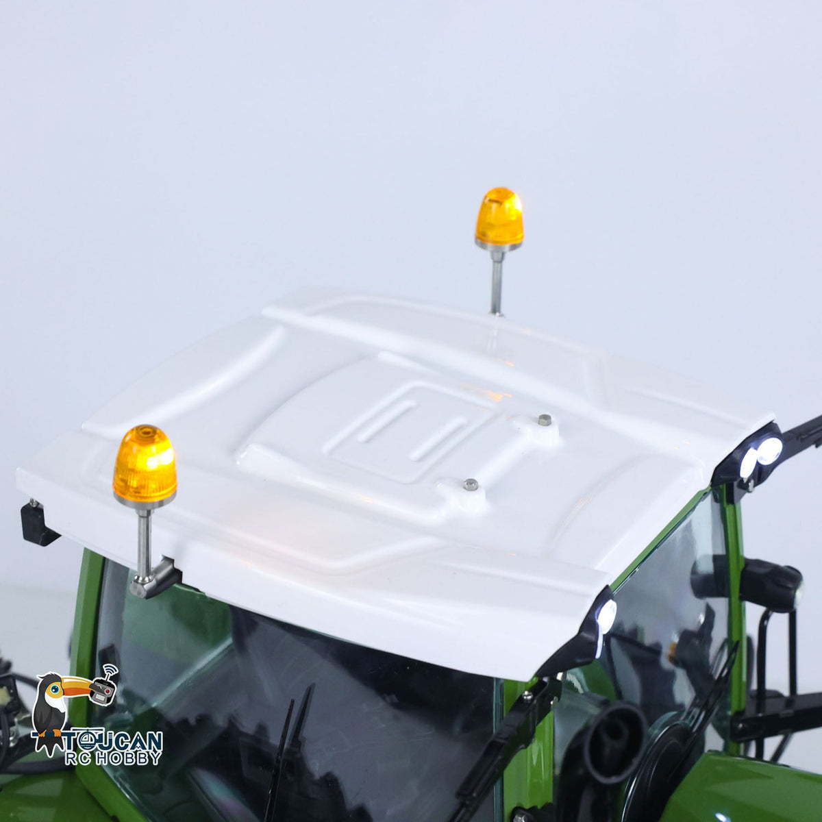 TOUCAN RC HOBBY LESU AOUE 1050 Metal 4x4 1/14 RC Tractor Truck Hydraulic Agricultural Vehicles K500 Seedbed Pre-sowing Soil Preparation Machine Frsky XE Lite