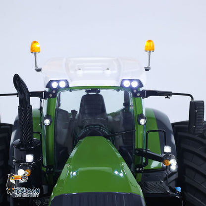 TOUCAN RC HOBBY LESU AOUE 1050 Metal 4x4 1/14 RC Tractor Truck Hydraulic Agricultural Vehicles K500 Seedbed Pre-sowing Soil Preparation Machine Frsky XE Lite