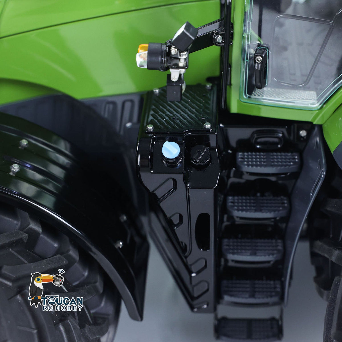 TOUCAN RC HOBBY LESU AOUE 1050 Metal 4x4 1/14 RC Tractor Truck Hydraulic Agricultural Vehicles K500 Seedbed Pre-sowing Soil Preparation Machine Frsky XE Lite