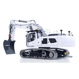 Metal LESU 1/14 RC Hydraulic Excavator 2 Arms LR956 Remote Control Digger Model 4MPA Dual Pumps Light 3S Battery PL18EV LITE