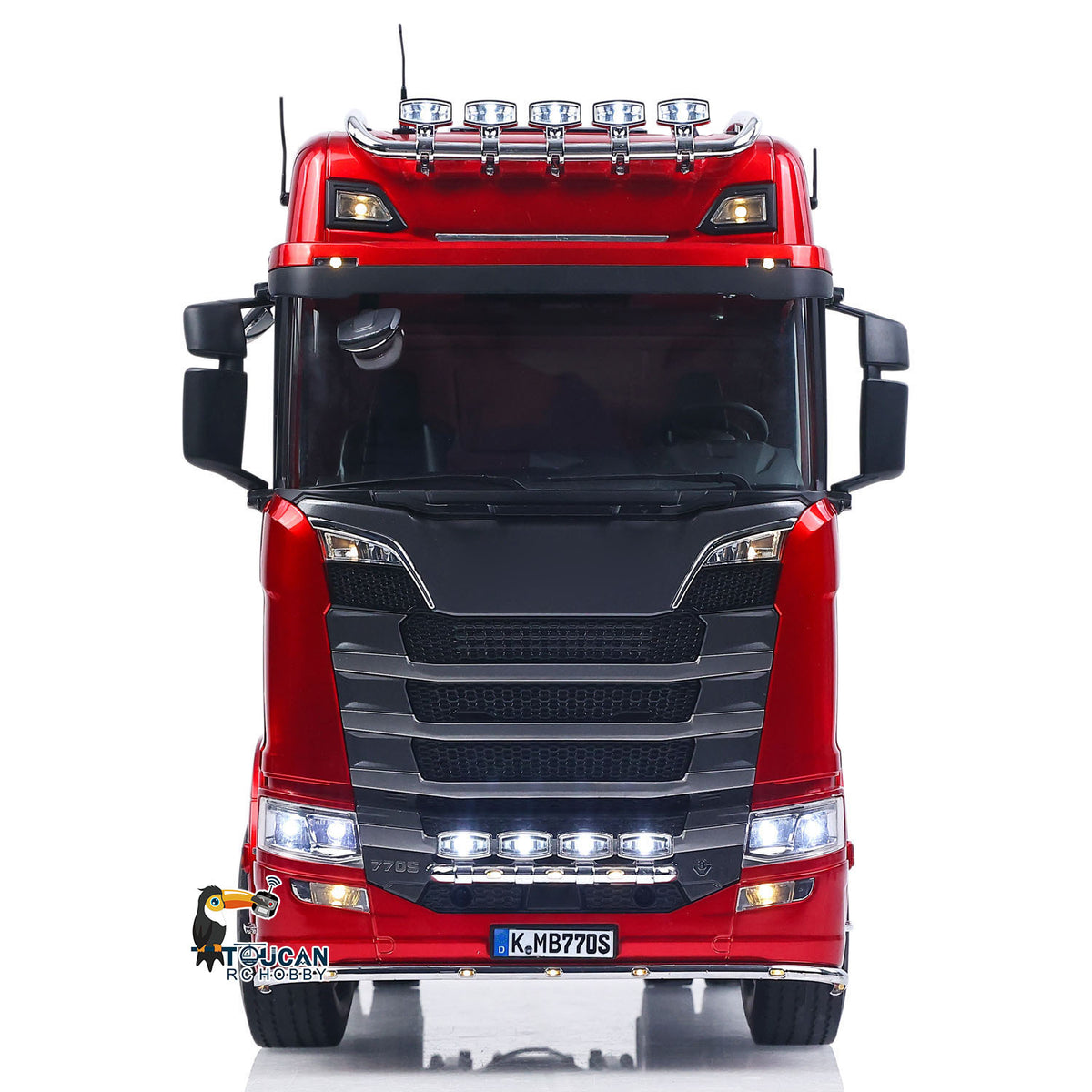 TOUCAN RC HOBBY 1/14 KABOLITE 100 4X2 Remote Control Tractor Truck 770S RC Construction Vehicle RTR Model Light System 2Speed Transmission Differential Locks