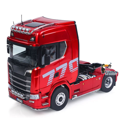 1/14 KABOLITE 100 4X2 Remote Control Tractor Truck 770S RC Construction Vehicle RTR Model Light System 2Speed Transmission Differential Locks