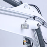 Metal LESU 1/14 RC Hydraulic Excavator 2 Arms LR956 Remote Control Digger Model 4MPA Dual Pumps Light 3S Battery PL18EV LITE