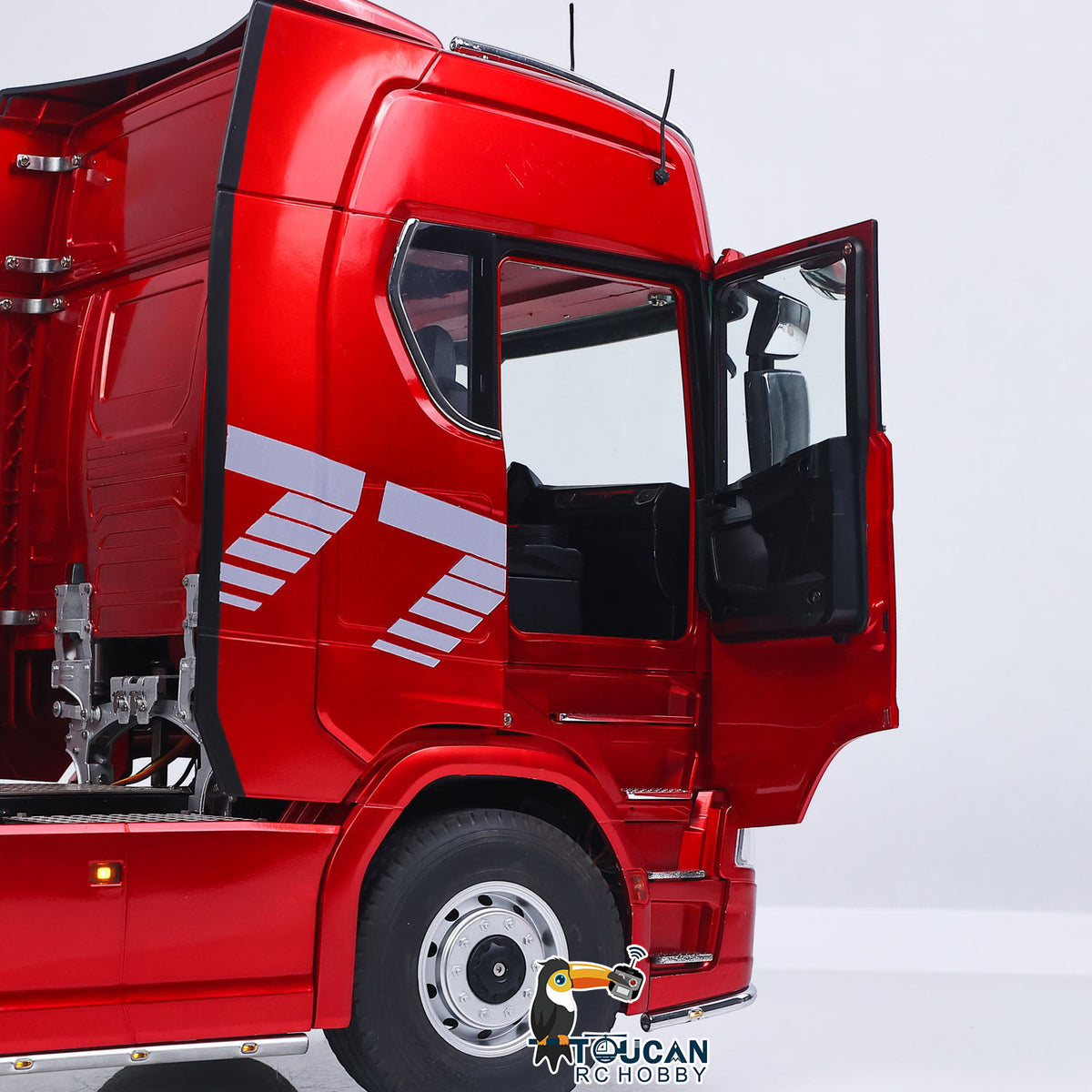 TOUCAN RC HOBBY 1/14 KABOLITE 100 4X2 Remote Control Tractor Truck 770S RC Construction Vehicle RTR Model Light System 2Speed Transmission Differential Locks