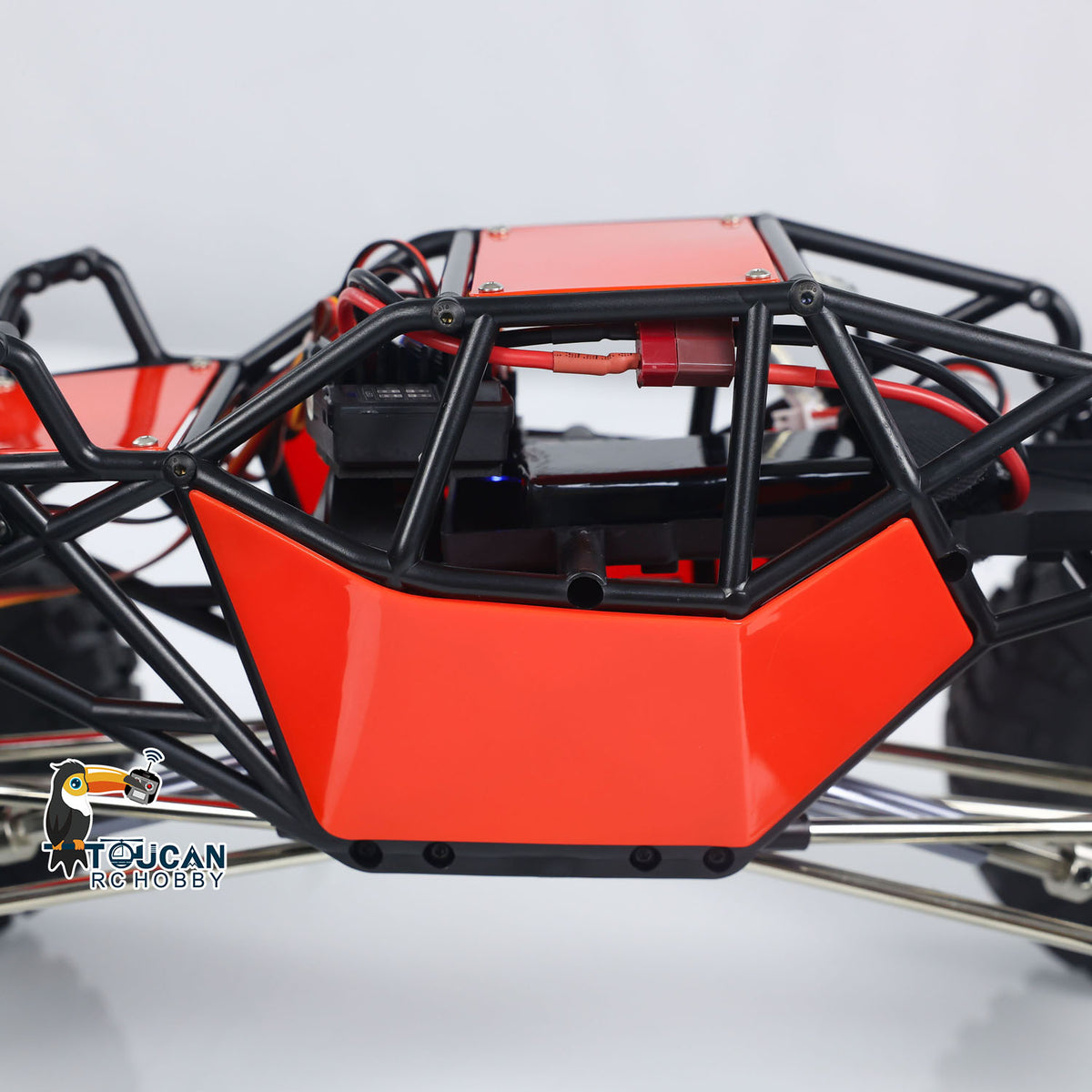 RTR RC Geländewagen im Maßstab 1/10, 4 x 4, ferngesteuerter Rock Crawler, Elektro-Truck, lackiert und montiert, mit einer Höchstgeschwindigkeit von 30 km/h