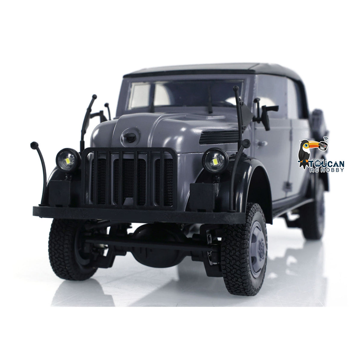 1/18 HG 4x4 RC Kommandofahrzeuge 4WD Funkgesteuertes Geländewagenmodell mit Ton und Licht, lackiert und montiert