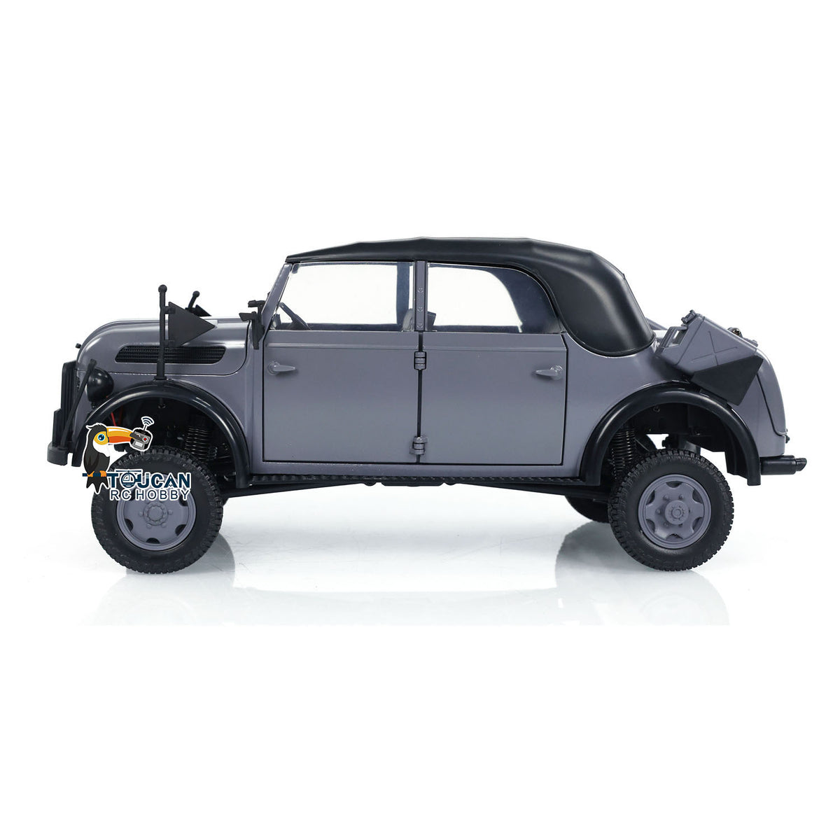 1/18 HG 4x4 RC Kommandofahrzeuge 4WD Funkgesteuertes Geländewagenmodell mit Ton und Licht, lackiert und montiert