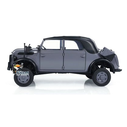 1/18 HG 4x4 RC Kommandofahrzeuge 4WD Funkgesteuertes Geländewagenmodell mit Ton und Licht, lackiert und montiert