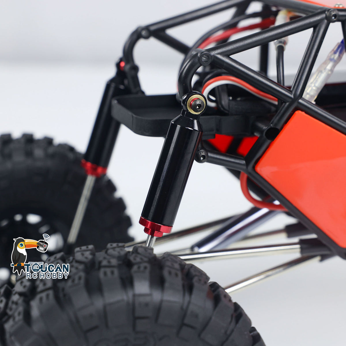 RTR RC Geländewagen im Maßstab 1/10, 4 x 4, ferngesteuerter Rock Crawler, Elektro-Truck, lackiert und montiert, mit einer Höchstgeschwindigkeit von 30 km/h