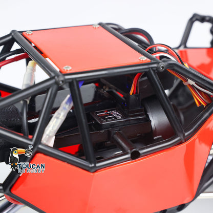 RTR RC Geländewagen im Maßstab 1/10, 4 x 4, ferngesteuerter Rock Crawler, Elektro-Truck, lackiert und montiert, mit einer Höchstgeschwindigkeit von 30 km/h