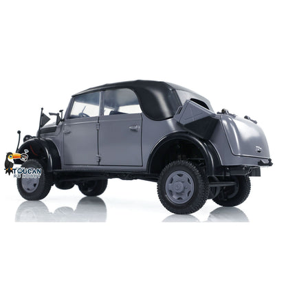 1/18 HG 4x4 RC Kommandofahrzeuge 4WD Funkgesteuertes Geländewagenmodell mit Ton und Licht, lackiert und montiert
