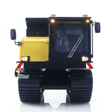 Super Frog 1/14 RC Hydraulischer Raupen-Muldenkipper T14R RTR Funkgesteuerter Metallkettenkipper Frsky X14 Licht Elektrischer Scheibenwischer