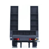 73.5CM Plastic Semi Trailer Flatbed 1502 for 1/18 Remote Control Tractor Truck HUINA 1501 Electronic Support Legs Tail Board