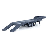 Free Fast Shipping 3 Axels Plastic Semi Trailer Flatbed 1502 for 1/18 RC Tractor Truck HUINA 1501 Lorry Car Model Upgrade Parts