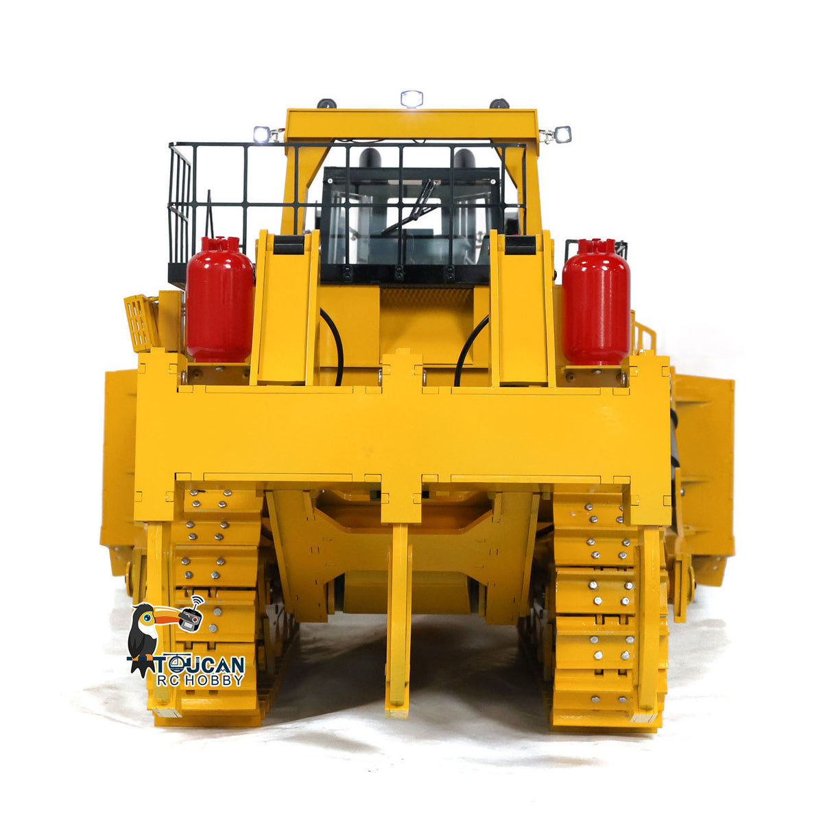 TOUCAN RC HOBBY 1/10 Giant Hydraulic RC Bulldozer D11T Heavy Duty PL18EV Remote Control Dozers 5-way Directional Valve System