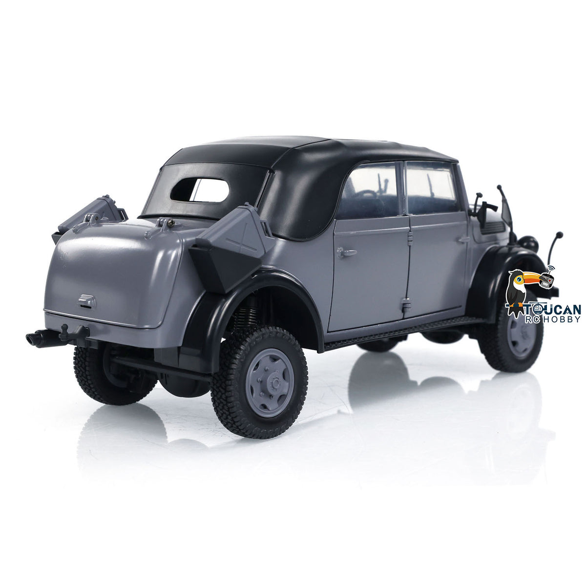 1/18 HG 4x4 RC Kommandofahrzeuge 4WD Funkgesteuertes Geländewagenmodell mit Ton und Licht, lackiert und montiert