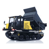 Super Frog 1/14 RC Hydraulischer Raupen-Muldenkipper T14R RTR Funkgesteuerter Metallkettenkipper Frsky X14 Licht Elektrischer Scheibenwischer