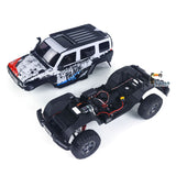 1/8 RC Crawler Tank 300 Commemorative Edition 4WD Remote Control Off Road Vehicle Axle Lock Brushed Motor ESC Light Metal Arm