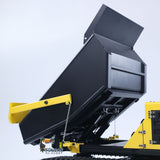 Verbesserter Super Frog T14R Panther 1/14 Fernbedienung Hydraulischer Raupenkipper RC Metallketten-Kipper Frsky X14 Radio