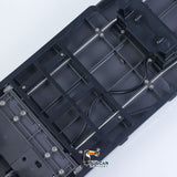 Free Fast Shipping 3 Axels Plastic Semi Trailer Flatbed 1502 for 1/18 RC Tractor Truck HUINA 1501 Lorry Car Model Upgrade Parts