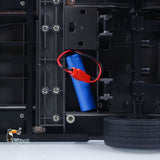 Free Fast Shipping 3 Axels Plastic Semi Trailer Flatbed 1502 for 1/18 RC Tractor Truck HUINA 1501 Lorry Car Model Upgrade Parts