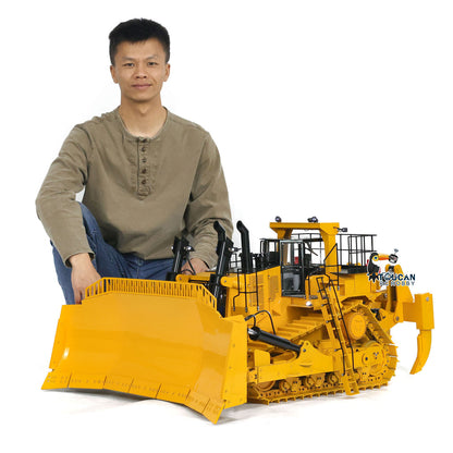 TOUCAN RC HOBBY 1/10 Giant Hydraulic RC Bulldozer D11T Heavy Duty PL18EV Remote Control Dozers 5-way Directional Valve System