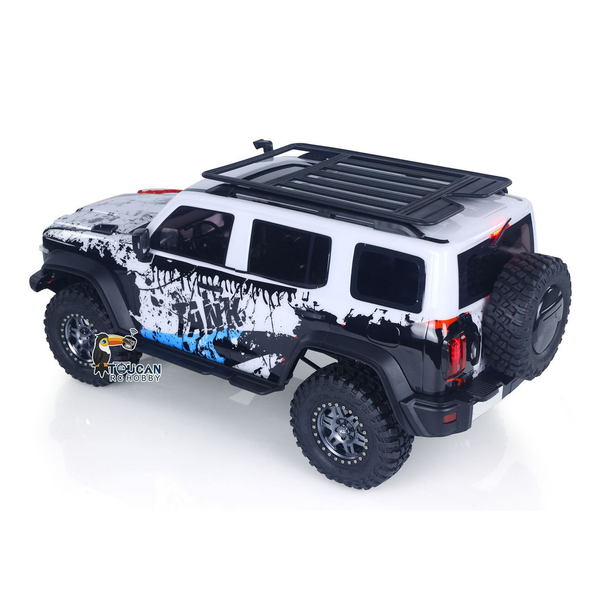 1/8 RC Crawler Tank 300 Gedenkausgabe 4WD Fernbedienung Geländewagen Achsensperre Bürstenmotor ESC Leichtmetallarm