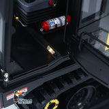 Verbesserter Super Frog T14R Panther 1/14 Fernbedienung Hydraulischer Raupenkipper RC Metallketten-Kipper Frsky X14 Radio