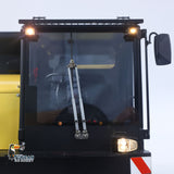 Verbesserter Super Frog T14R Panther 1/14 Fernbedienung Hydraulischer Raupenkipper RC Metallketten-Kipper Frsky X14 Radio