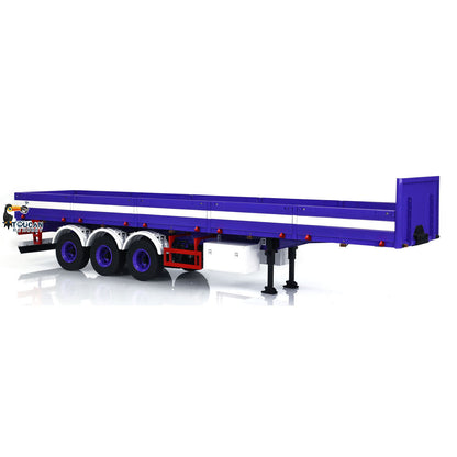 Toucanhobby 3 Axles 1/14 Metal RC Semi Trailer Engineering Vehicle Manual lifting legs for Remote Control Tractor Truck Model