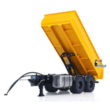 TOUCAN RC HOBBY 900 Metal Trailer W/Electric Contact Point for 1/14 8x8 Remote Control Hydraulic Full Tipper LED Light No Oil Pump Battery