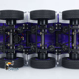 Toucanhobby 3 Axles 1/14 Metal RC Semi Trailer Engineering Vehicle Manual lifting legs for Remote Control Tractor Truck Model