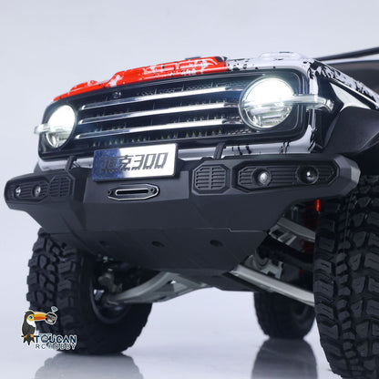 1/8 RC Crawler Tank 300 Gedenkausgabe 4WD Fernbedienung Geländewagen Achsensperre Bürstenmotor ESC Leichtmetallarm