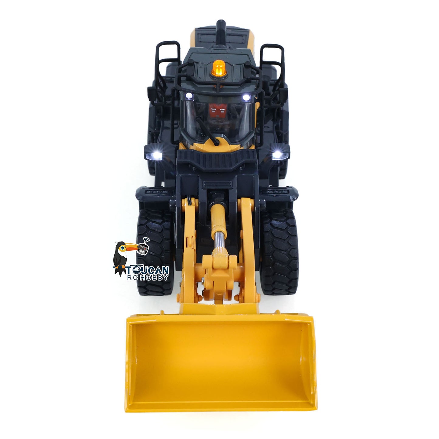 Pre-Order Half Metal 1/50 Electric Remote Control Loader Ready To Run Mini RC Engineering Vehicle Model Lights Sounds Desktop Level Gift