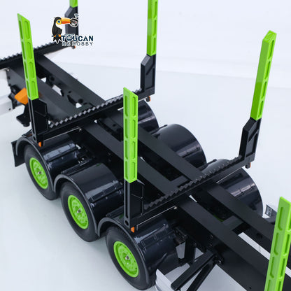 TOUCAN RC HOBBY 1/14 Finished Trailer for Logging Truck 1/14 Scale RC Tractor Model