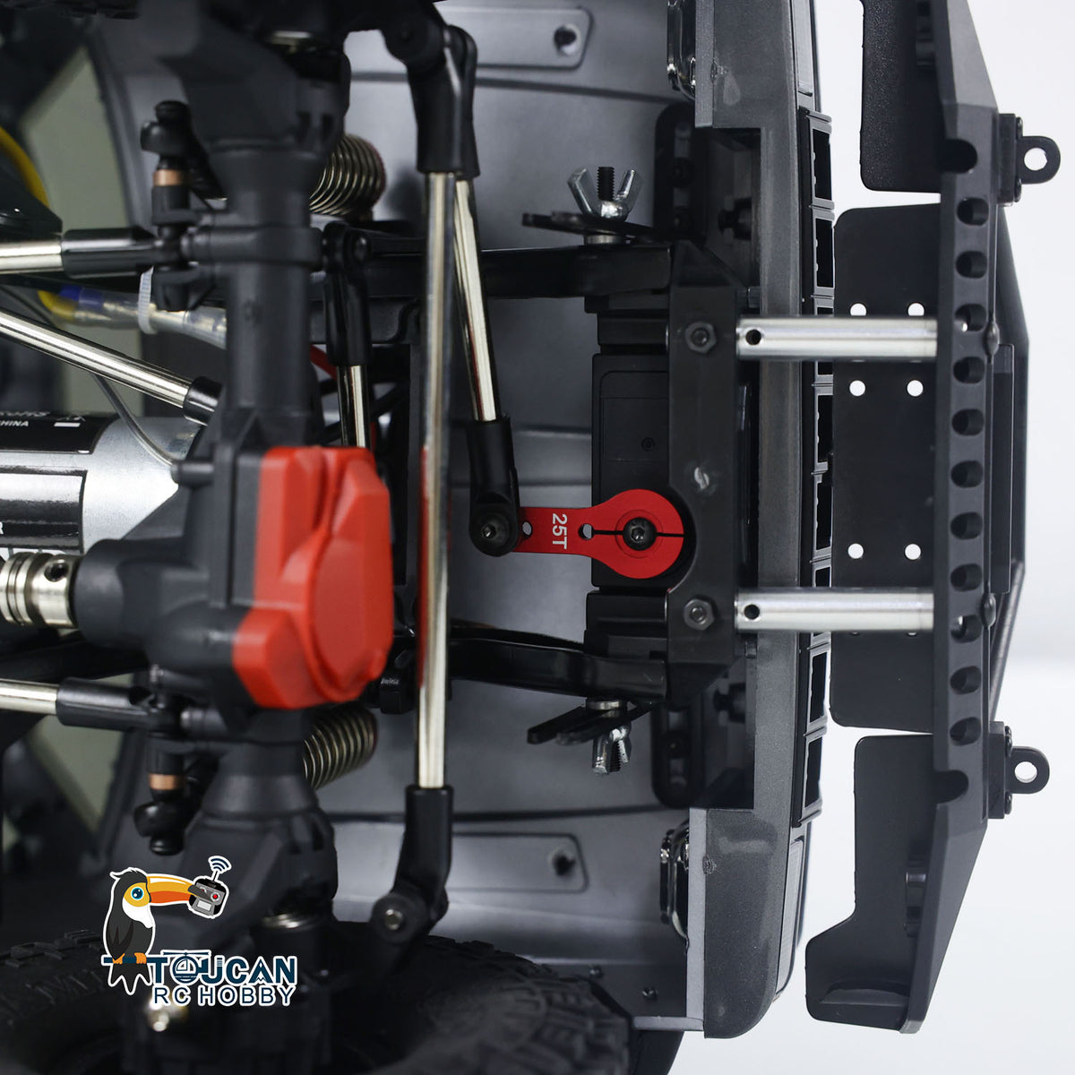 1/10 RC Off-road Crawler 4WD Lkw Differential Sperre Lichter Radio Mit high-drehmoment 555 motor drei differential schlösser