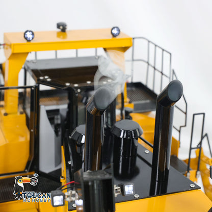 TOUCAN RC HOBBY 1/10 Giant Hydraulic RC Bulldozer D11T Heavy Duty PL18EV Remote Control Dozers 5-way Directional Valve System