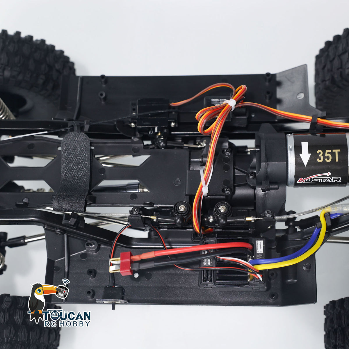 1/10 RC Off-road Crawler 4WD Lkw Differential Sperre Lichter Radio Mit high-drehmoment 555 motor drei differential schlösser