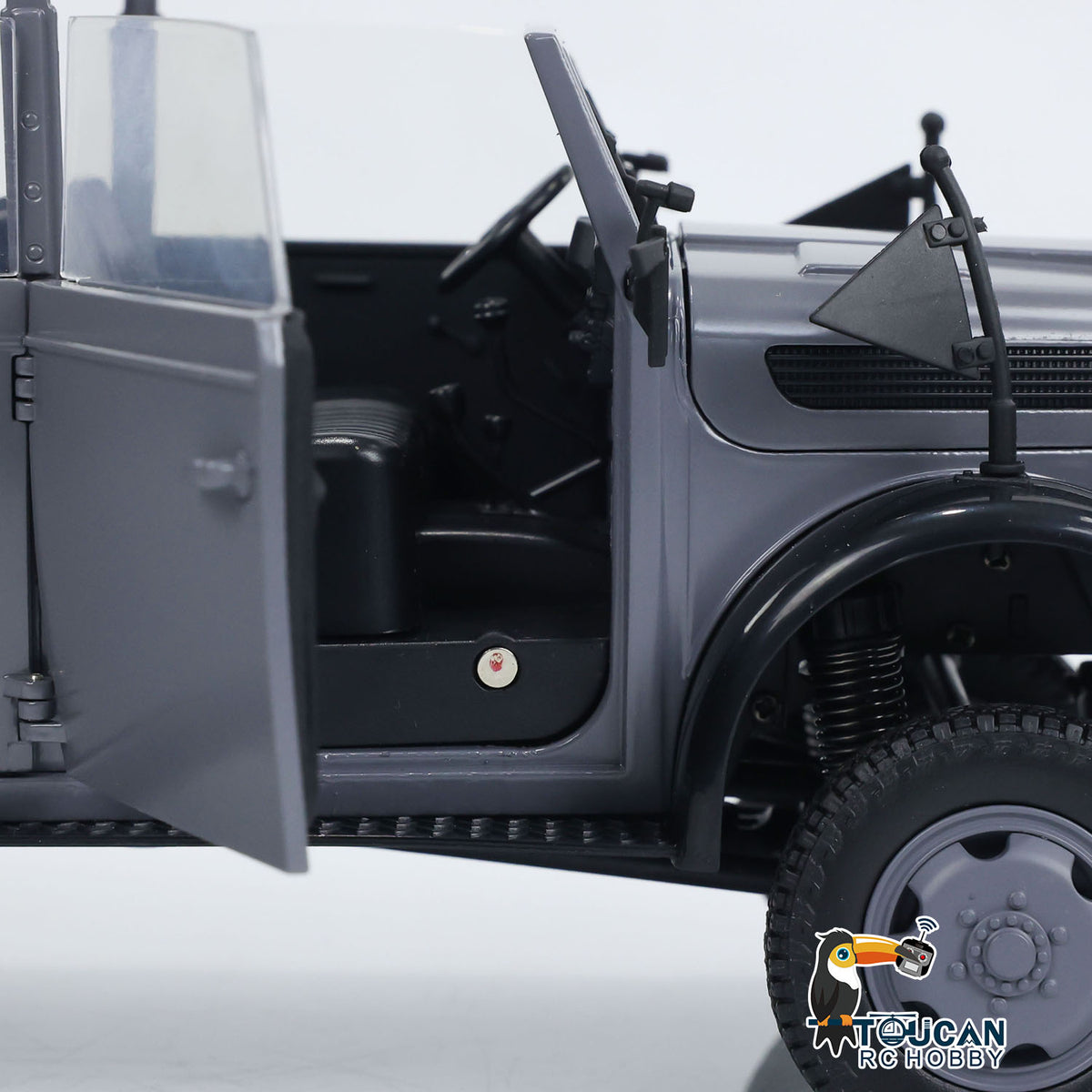 1/18 HG 4x4 RC Kommandofahrzeuge 4WD Funkgesteuertes Geländewagenmodell mit Ton und Licht, lackiert und montiert