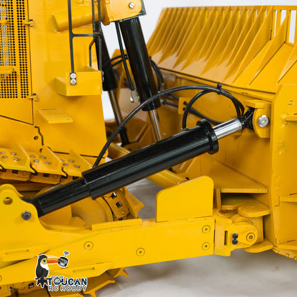 TOUCAN RC HOBBY 1/10 Giant Hydraulic RC Bulldozer D11T Heavy Duty PL18EV Remote Control Dozers 5-way Directional Valve System