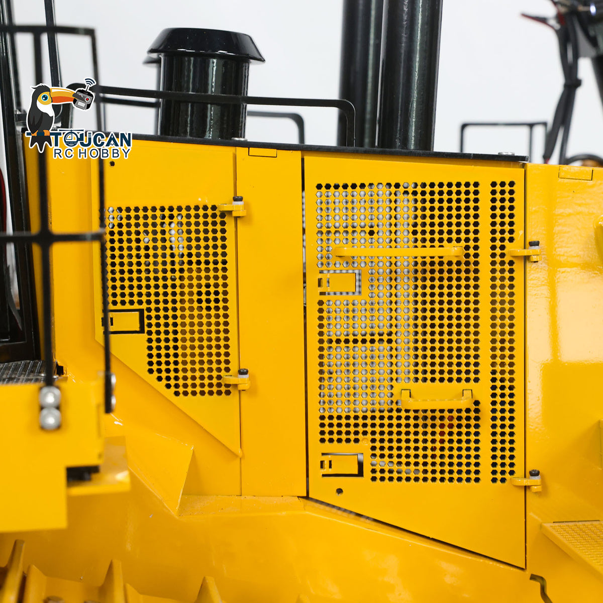 TOUCAN RC HOBBY 1/10 Giant Hydraulic RC Bulldozer D11T Heavy Duty PL18EV Remote Control Dozers 5-way Directional Valve System