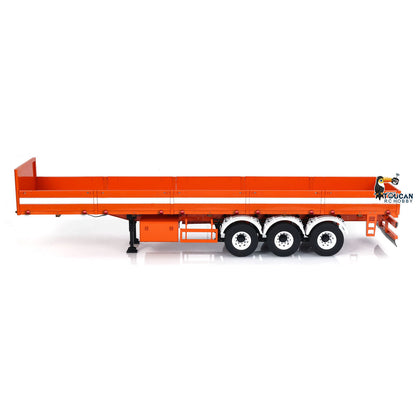 Toucanhobby 3 Axles 1/14 Metal RC Semi Trailer Engineering Vehicle Manual lifting legs for Remote Control Tractor Truck Model