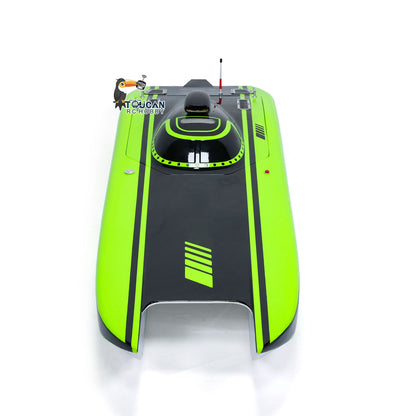 TOUCAN RC HOBBY 1300*360*220mm Kevlar Material Green G30E 30CC Prepainted Gasoline Racing KIT RC Boat Hull Model Only for Advanced Player