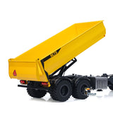 1/14 2 Axels Metal RC Hydraulic Dump Trailer Truck W/ Support Leg for LR914 PRO Remote Control Wheeled Excavator Digger Model